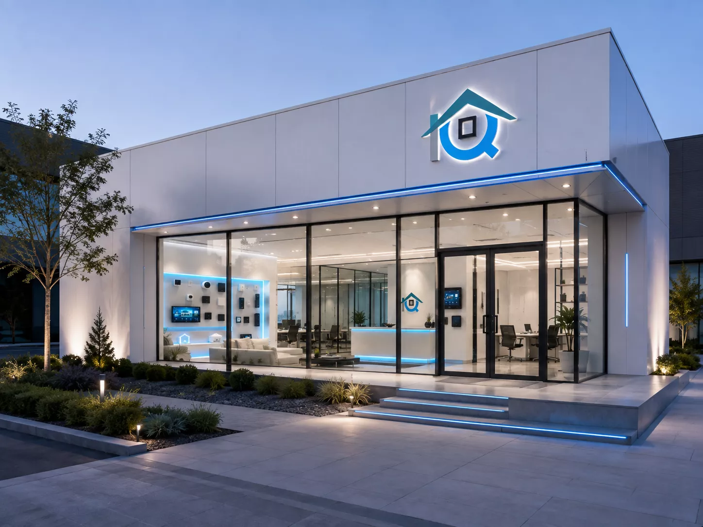 IQHouse Akıllı Bina Sistemleri ekibi ve çalışma ortamı